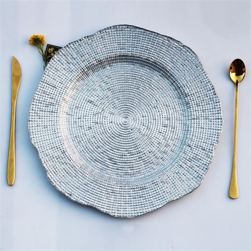 Wholesale Glass Charger Plate PZ-077 - Image 10